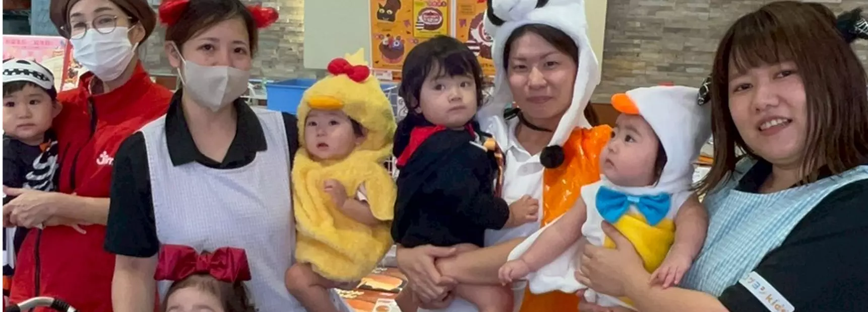 うらそえ保育園の先生と子どもたちと地域交流